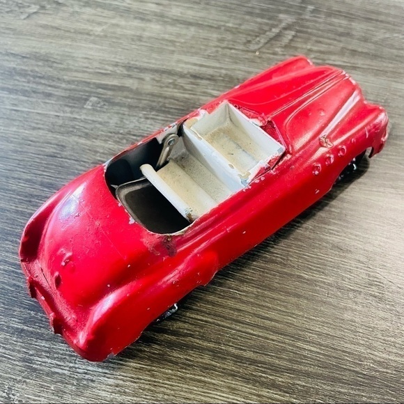 Vintage 1950s HUBLEY‎ KIDDIE-TOY # 465 Green Buick Convertible Hardtop 7" Long - Picture 7 of 11